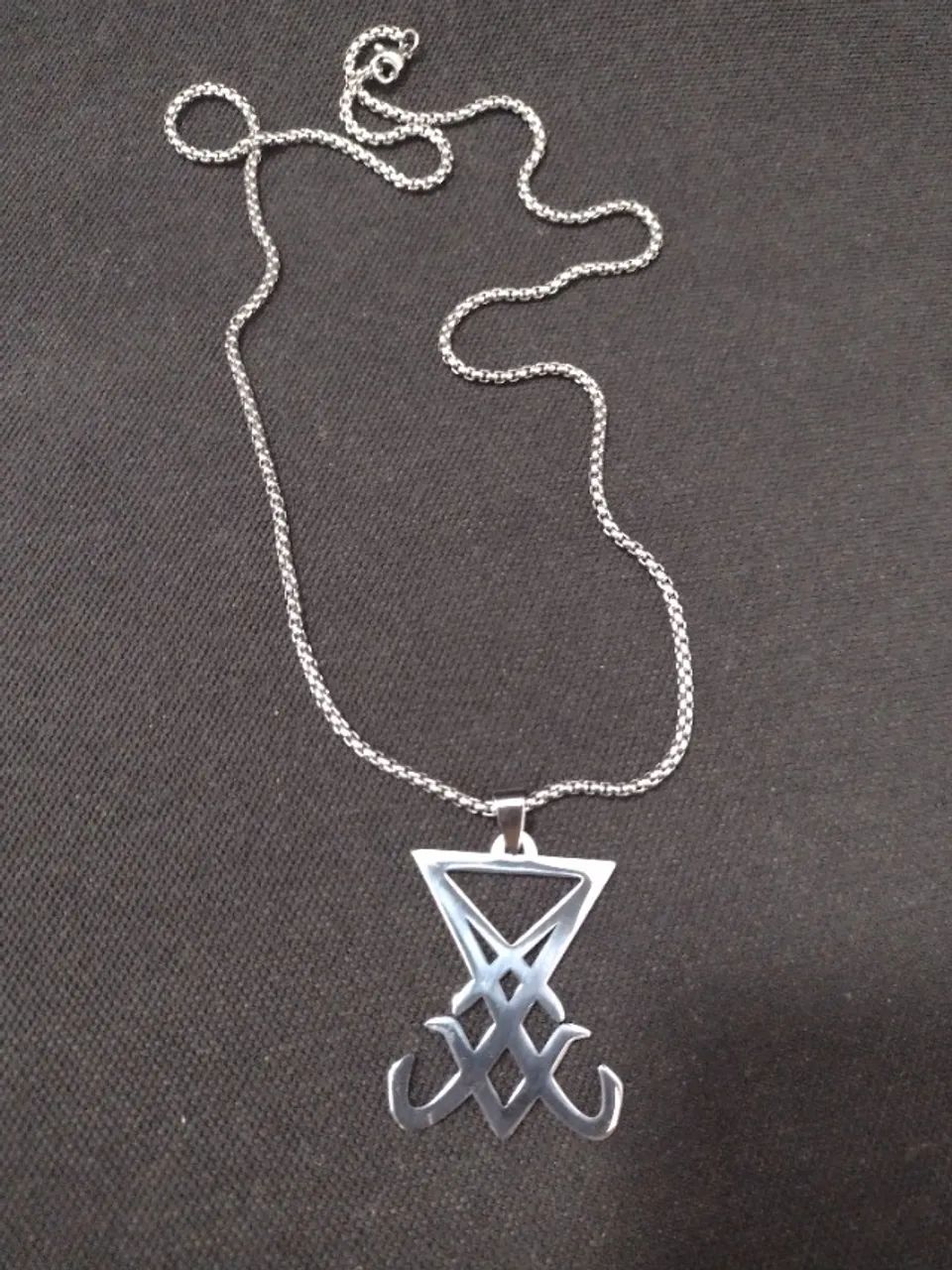 Colar Sigilo de Lucifer, ocultismo - Foto 3