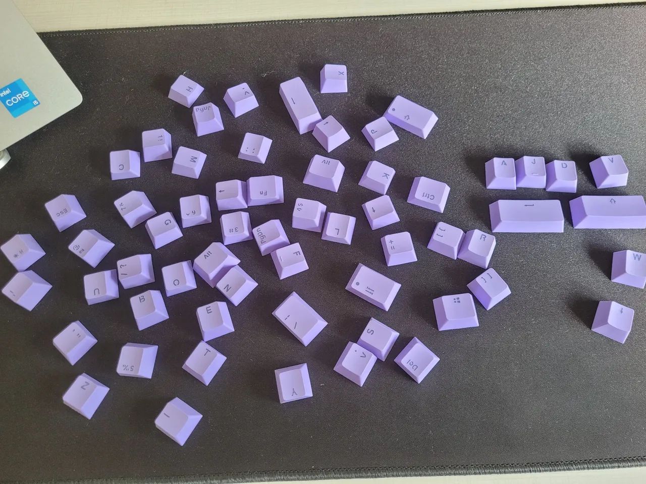 Keycaps teclas PBT shine-through roxas