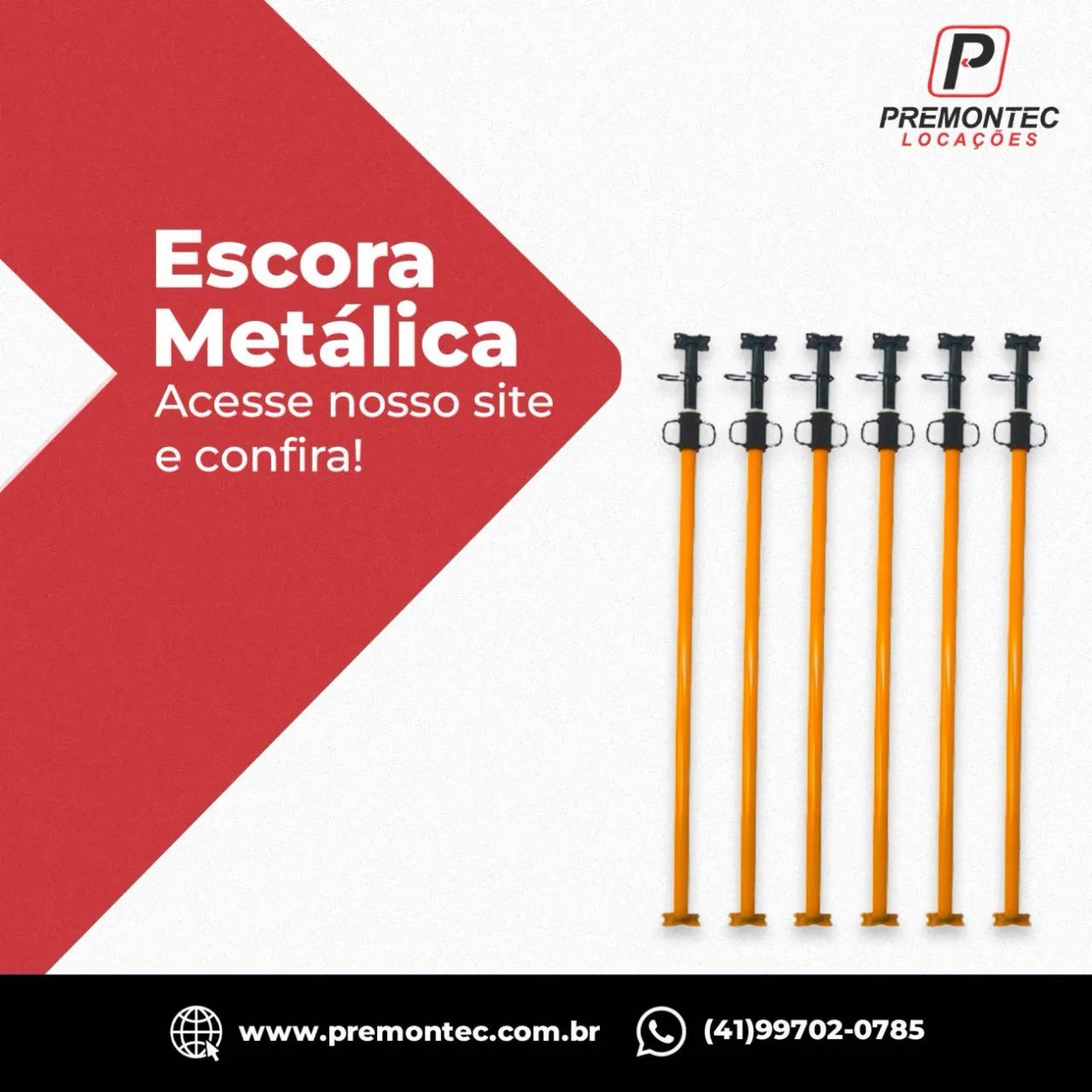 Locação de Escora Metálica