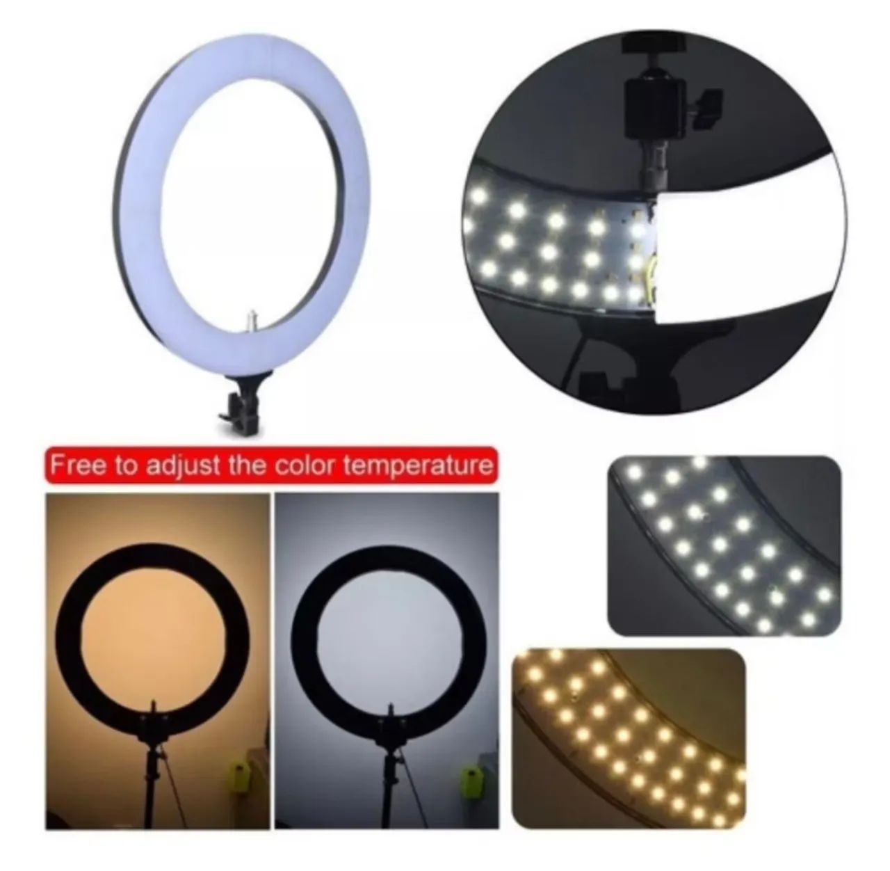 Ring light luz anel profissional Premium  MLG-048A - Foto 6