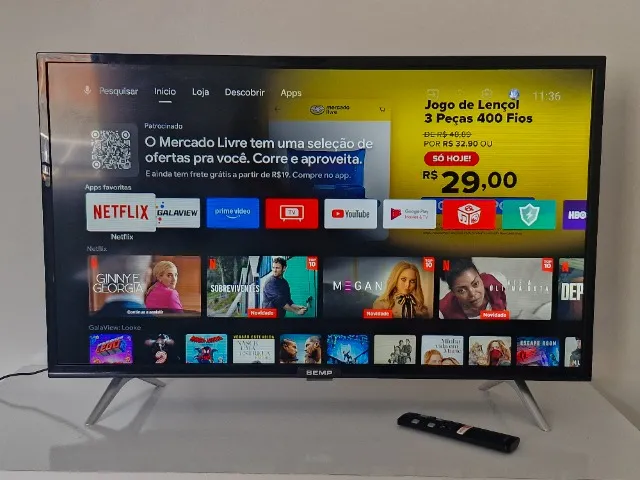 smart tv semp Toshiba 32 polegadas