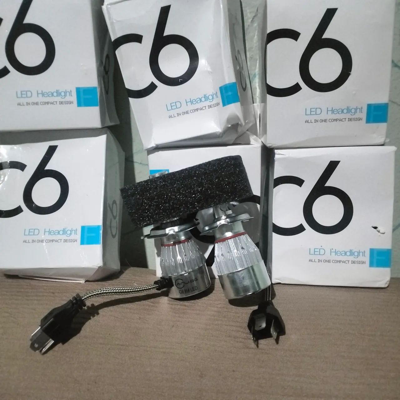 Par lampada h4 $65 aparelho via BT $85