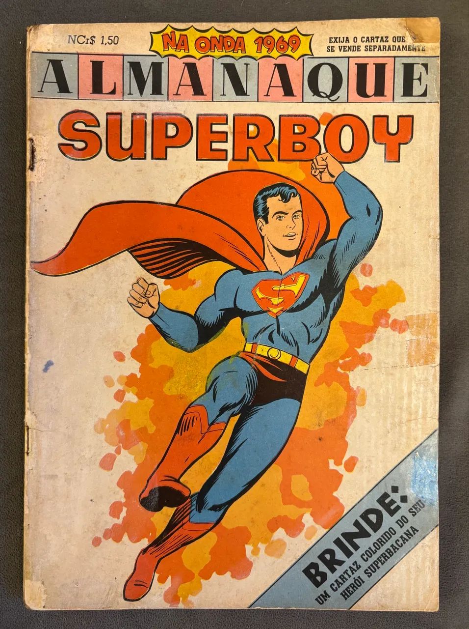 Almanaque Superboy 1969 Ed EBAL