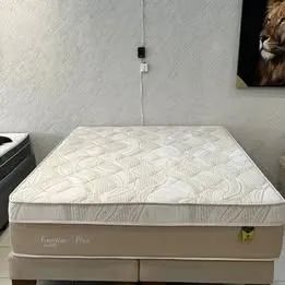 Cama Box Queen + Colchão Magnetico Tecnologia e Conforto