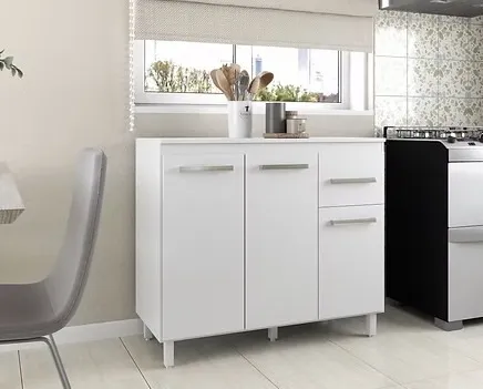 Móvel Multifuncional Balcão Milla com Espaço Interno