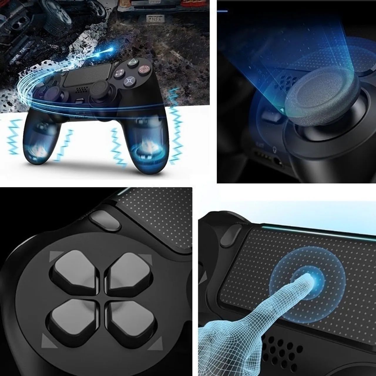 Controle dualshock ps4 pc - Foto 4