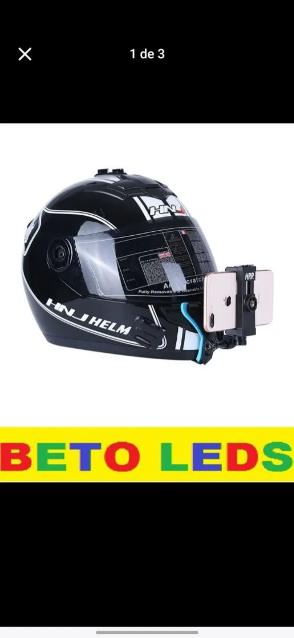 Suporte de celular para capacete