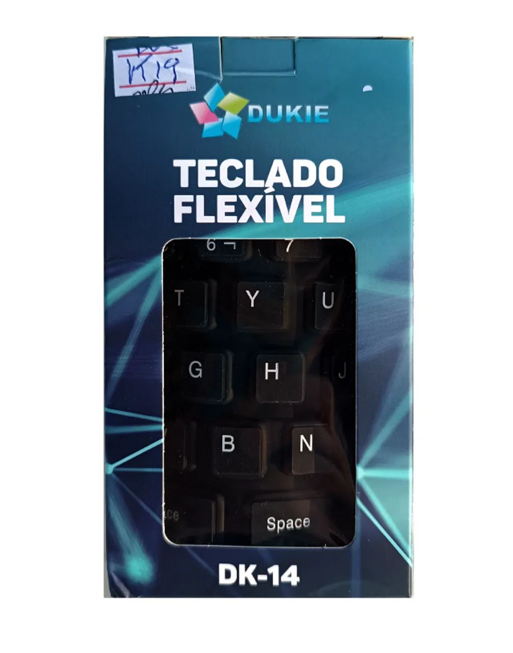 teclado flexivel dk14 usb plug and play impermeavel k19