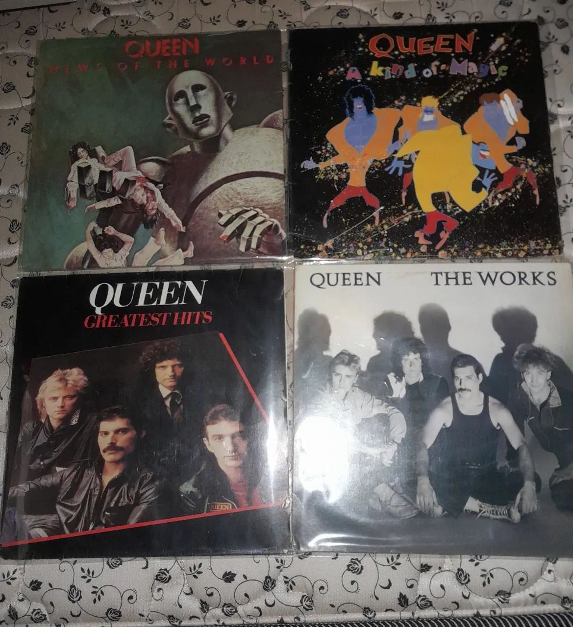 Coleção Disco de vinil (6 Queen)