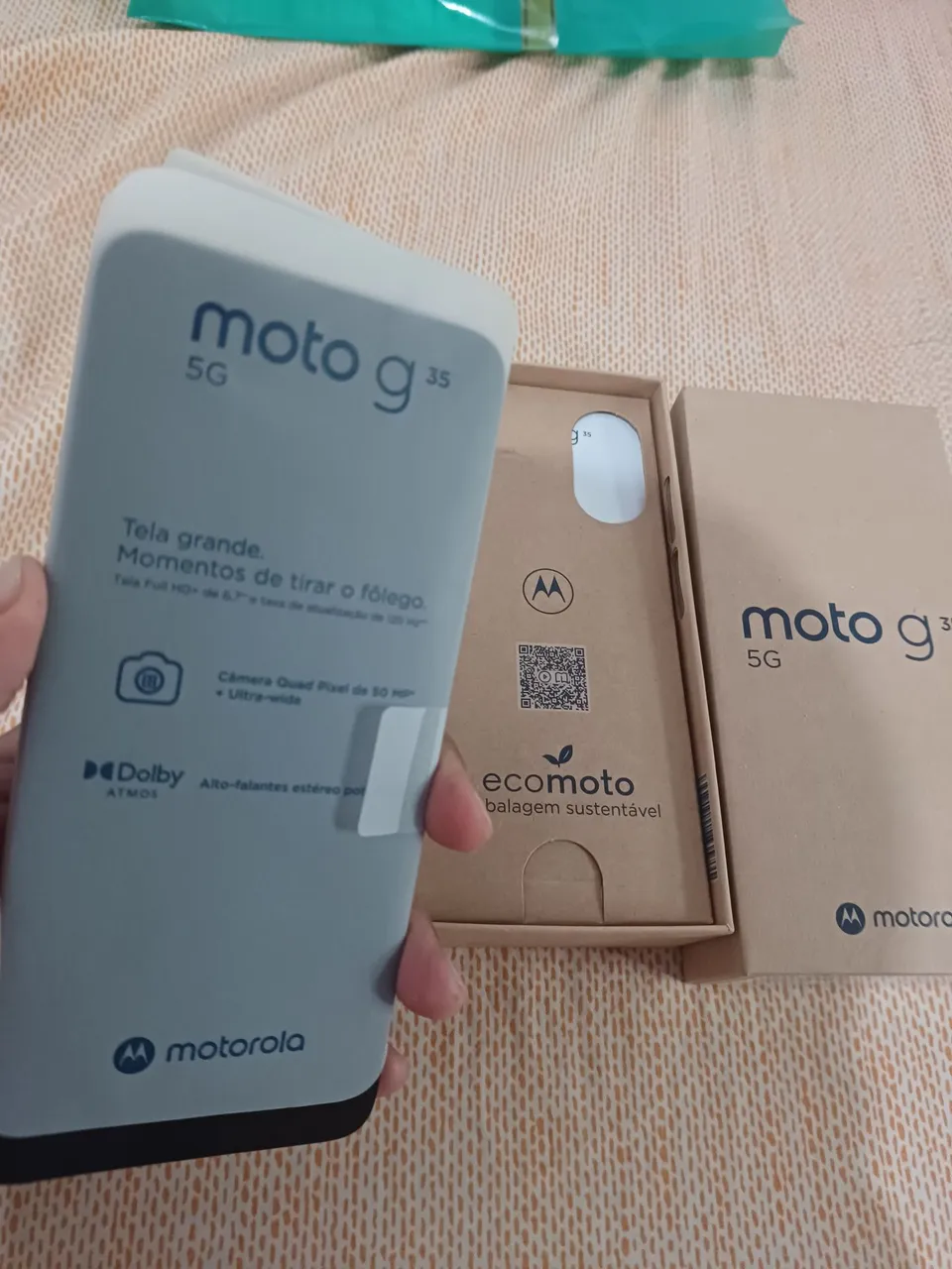 MOTO G35 5G 128GB/8RAM verde 