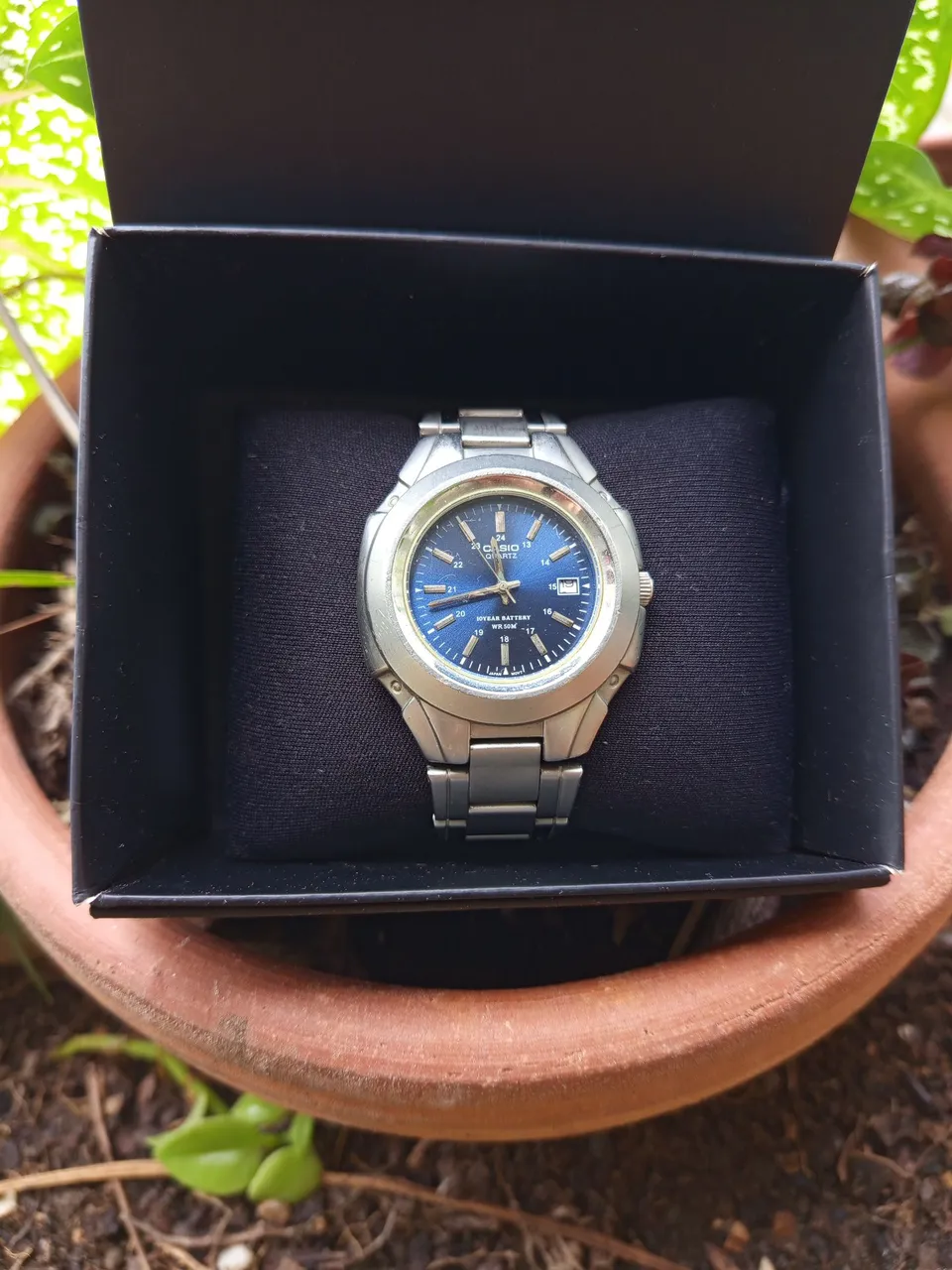 Relógio Casio MTP 3050 Quartz Original -  FundoAzul