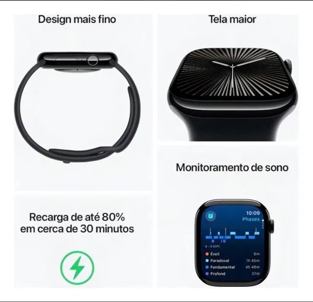 Apple Watch Series 10 de 42mm na Cor Rose Gold | Lacrado com Nota, Pronta Entrega - Foto 5