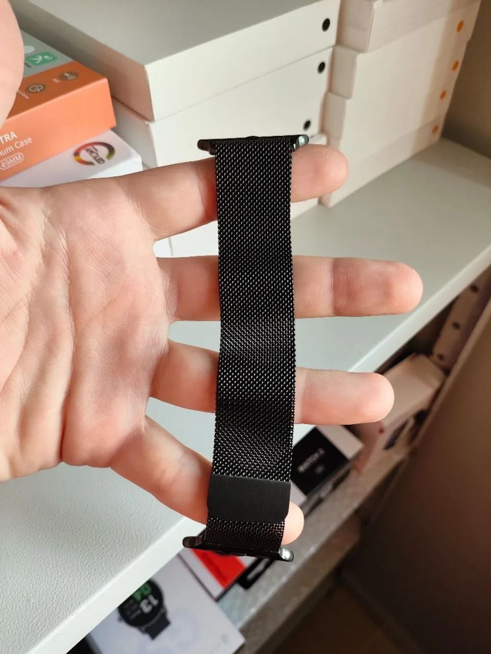 PULSEIRA DE AÇO SMARTWATCH 44/45/49MM - Foto 3