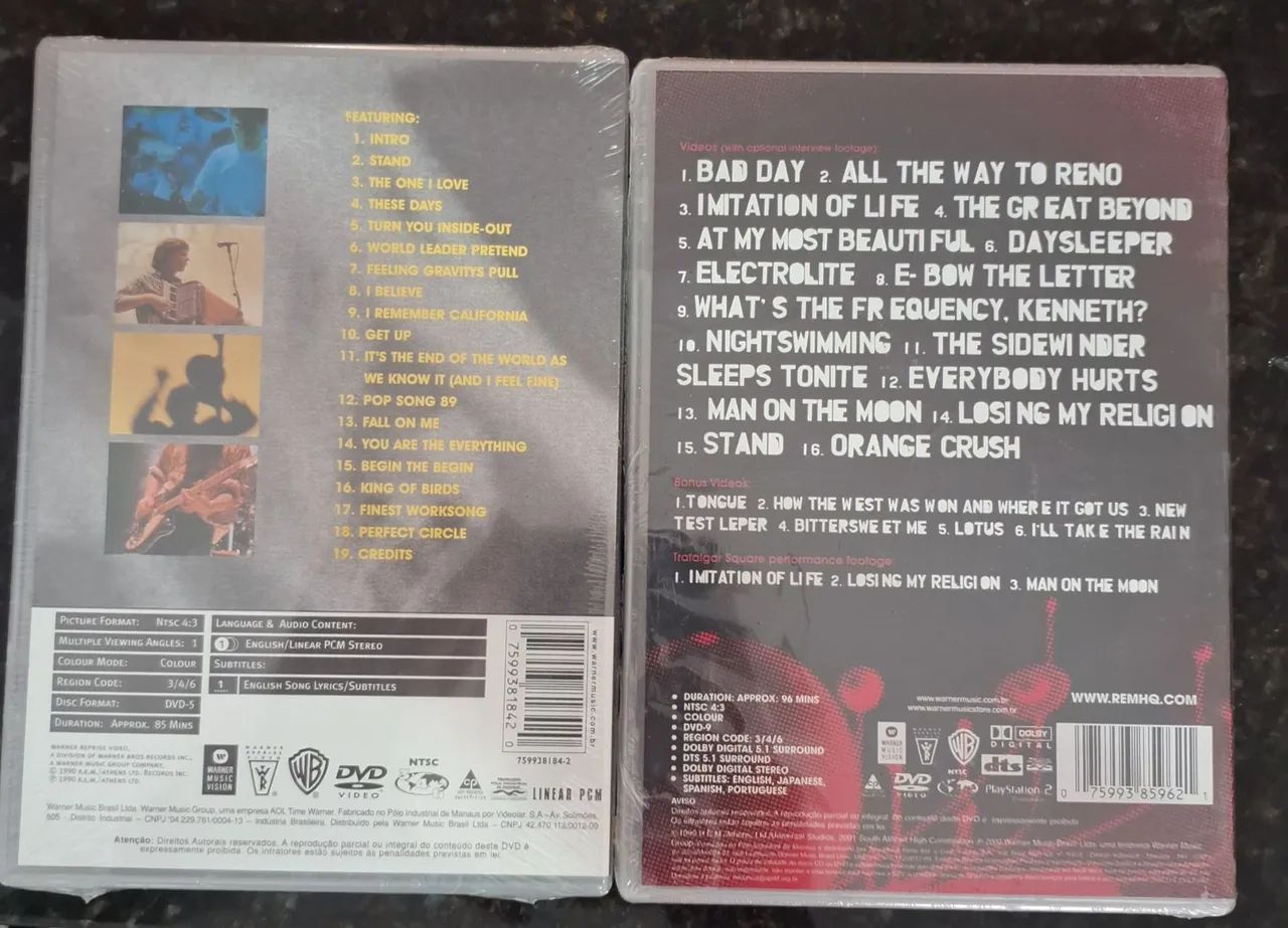 DVDs R.E.M. - Tourfilm e The Best Of - Foto 2