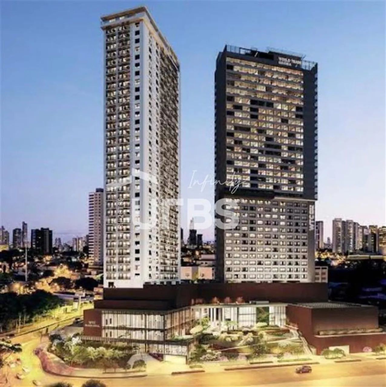 Sala comercial no WTC, 57,54m², banheiro, 2 vagas rotativas, 22º, 8 elevadores sociais e 1 - Foto 3