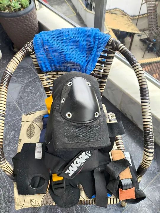 Kit de proteção para skate - Jakare