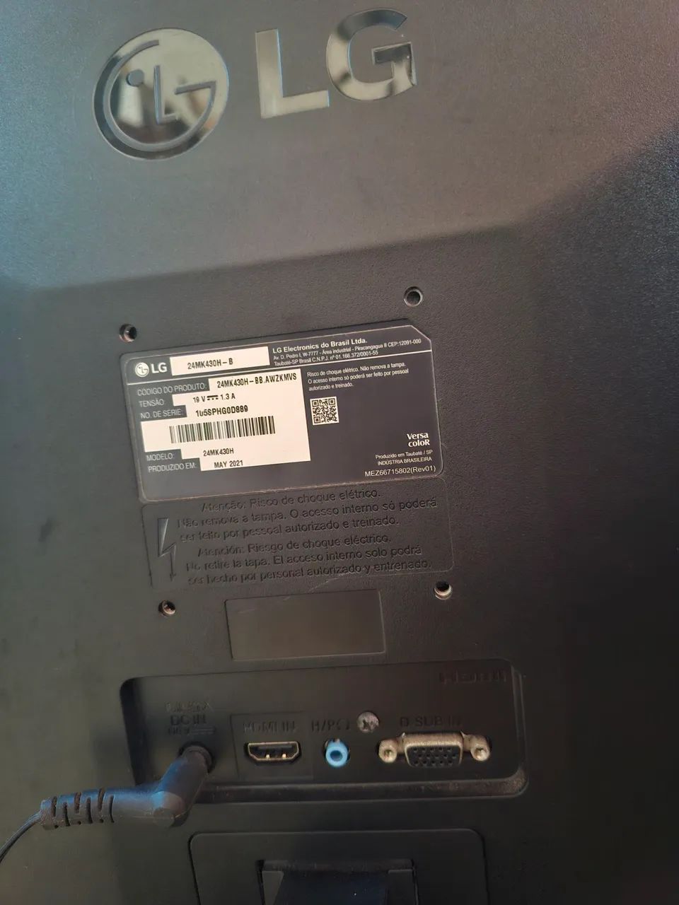 Monitor LG 21" com defeito - Foto 3