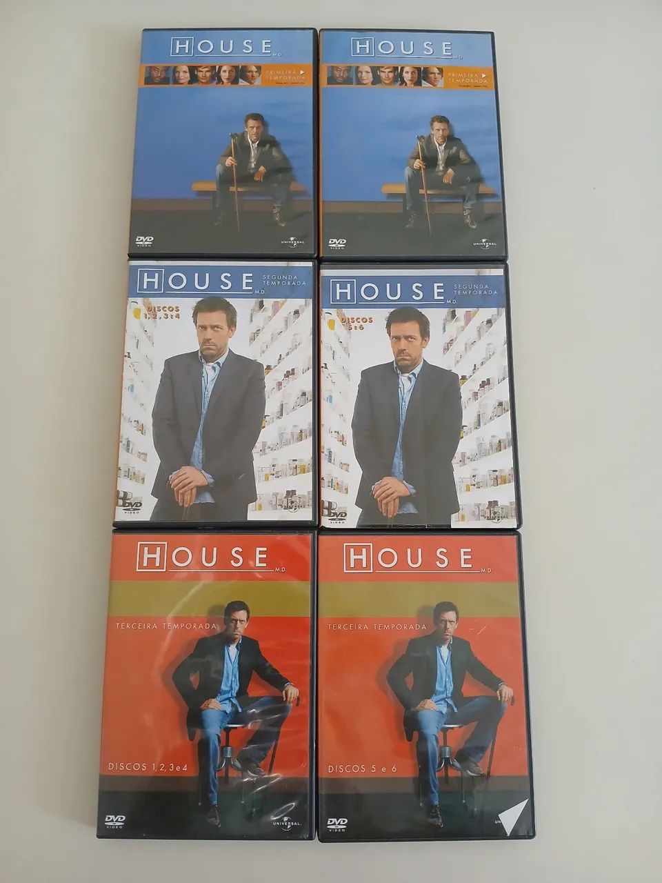 Três primeiras temporadas de House