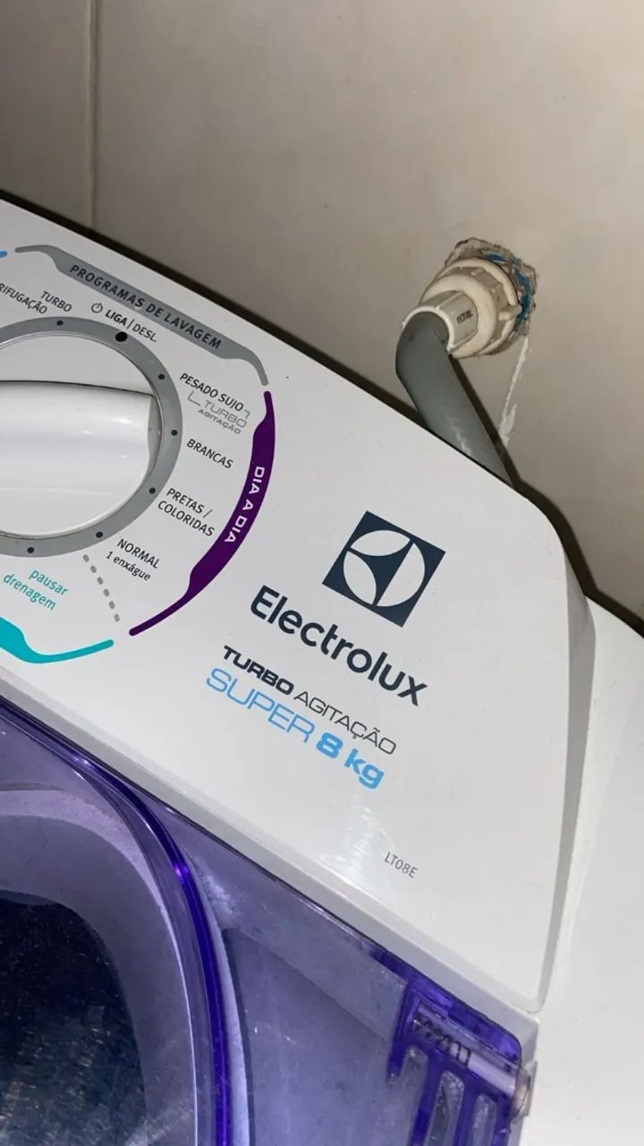 Lavadora de Roupas Electrolux 8kg Turbo Agitação 220V (LT08E ) - Foto 3