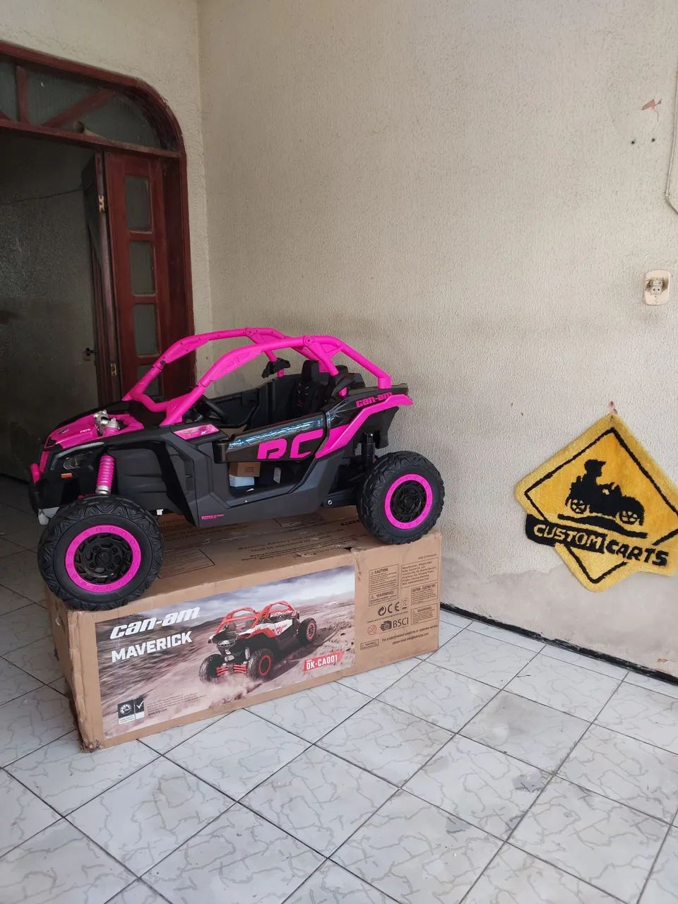 CARRINHO ELÉTRICO 24V CAN-AM MAVERICK 4X4  - Foto 3
