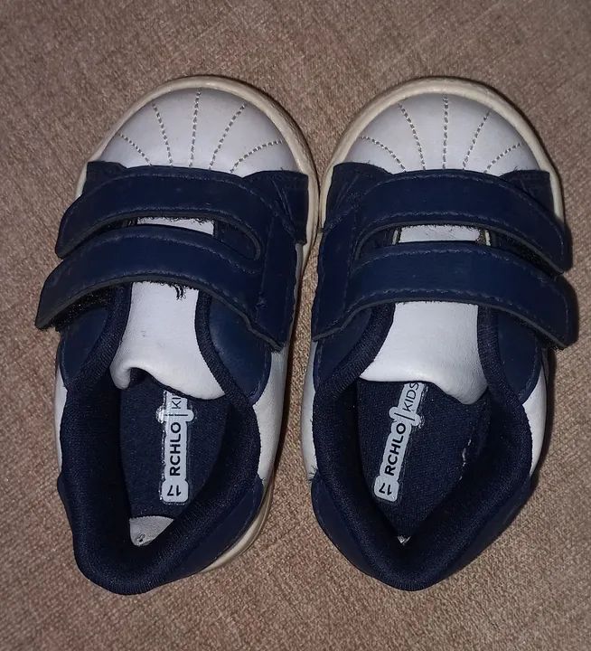 Tênis Infantil Cinza e Preto da RCHLO - Foto 2