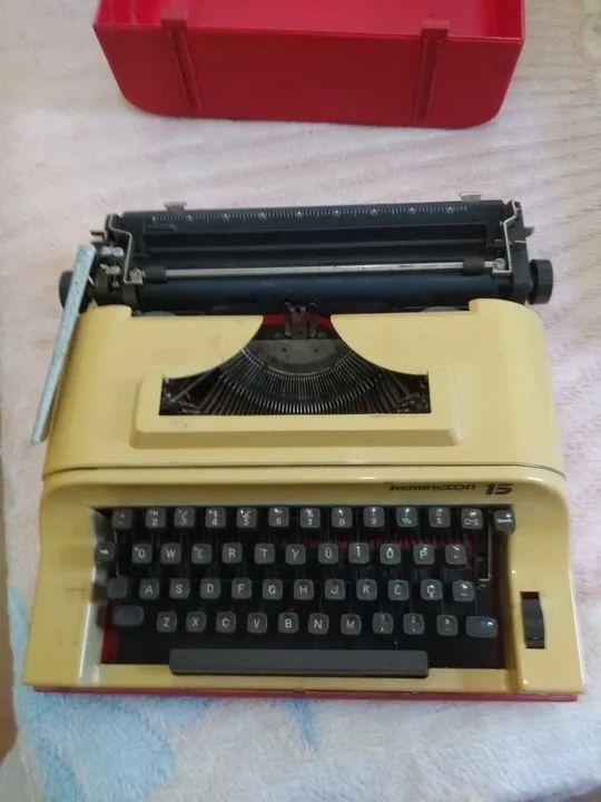 Máquina de escrever Remington 15 aceito oferta 