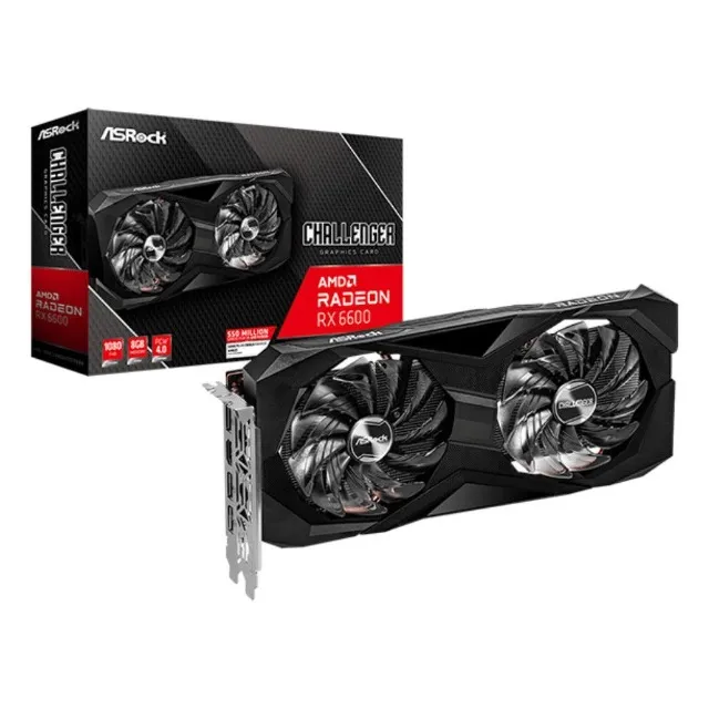 PLACA DE VÍDEO RX 6600 ASROCK 8GB
