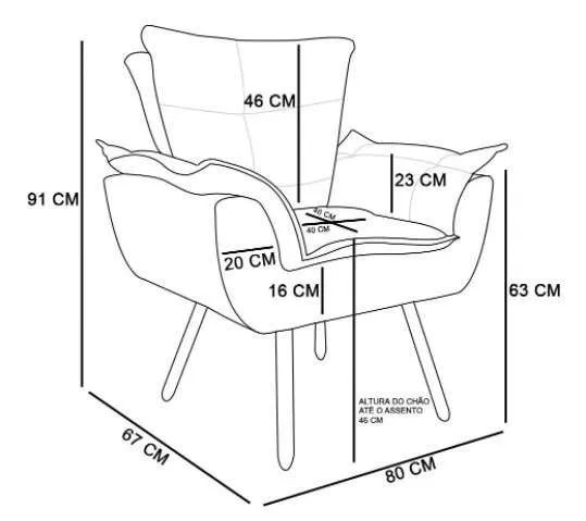Poltrona Opala Nova - Foto 4