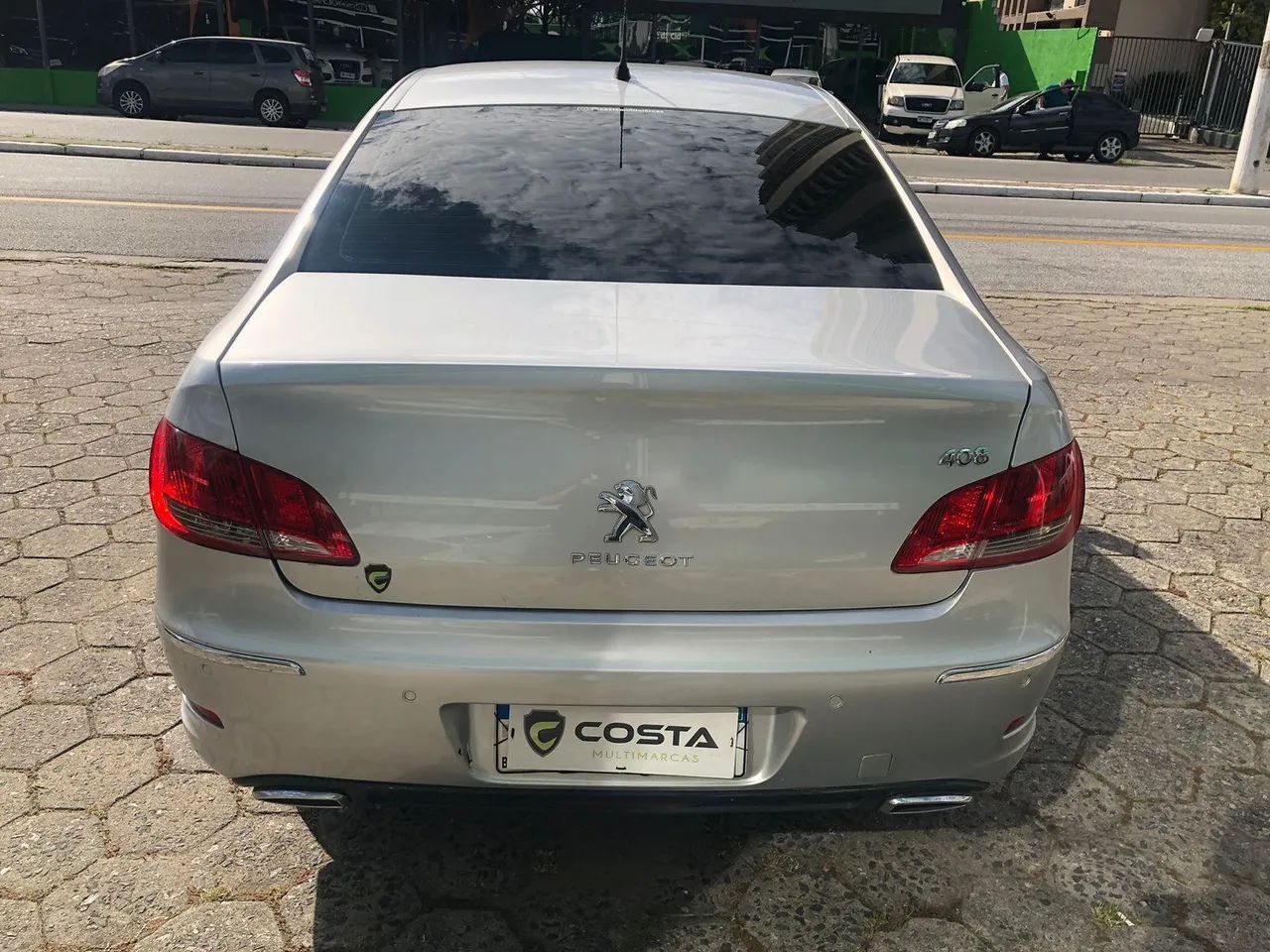 408 SEDAN ALLURE 2.0 FLEX 16V 4P AUT. PRATA 2015/2015 - Foto 4