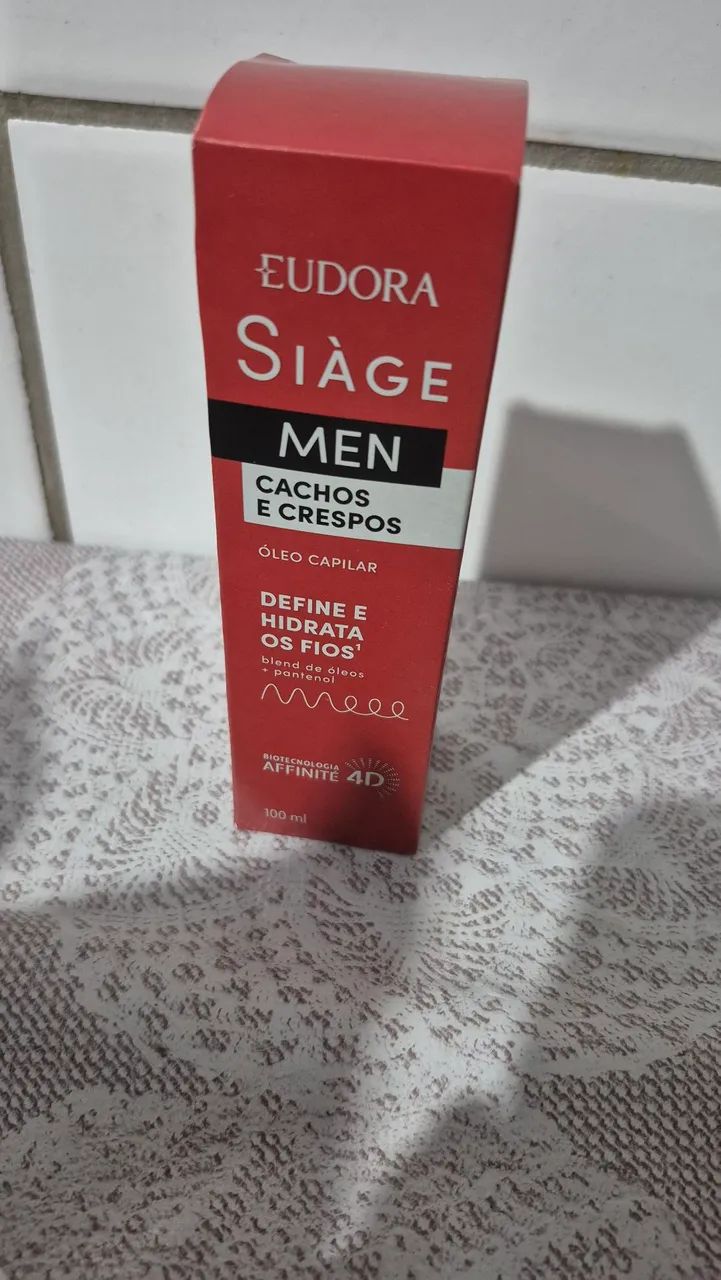 Oleo capilar mem cachos e crespos Siage 