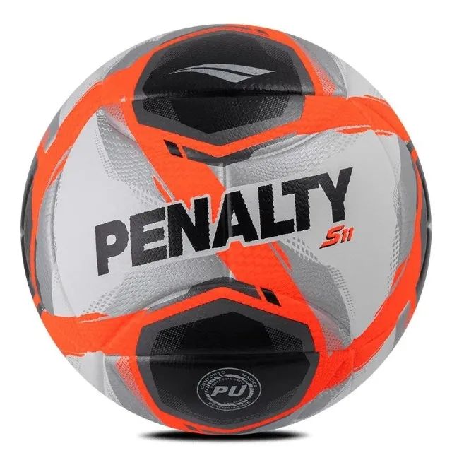 Vendo: Bola De Futebol Campo Infantil S11 T50 Xxv 6 Gomos Penalty Branco/preto/laranja - Foto 2