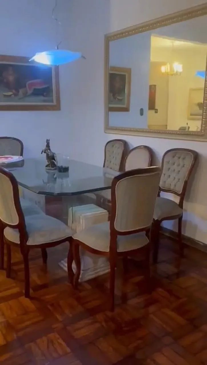 Mesa de jantar de vidro 1x1.80 - Foto 6