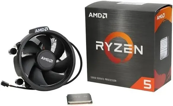 Ryzen 5 5500 usado com cooler
