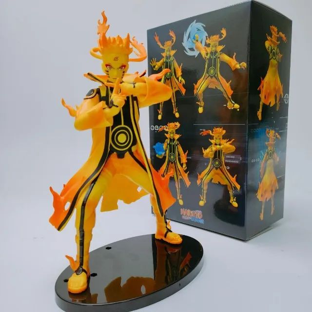 Action Figure Naruto Uzumaki Modo Kurama 21 cm - Naruto - Com Caixa - Foto 2