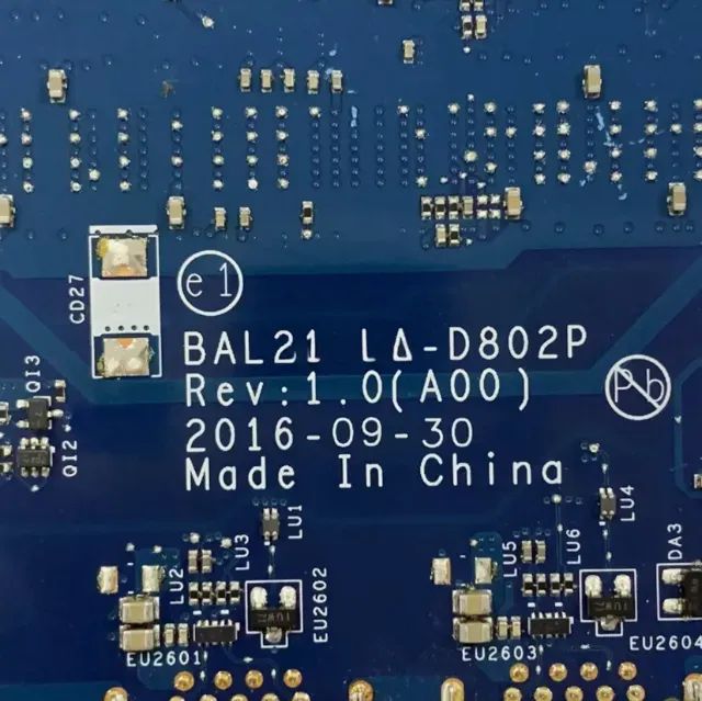 Placa Dell inspiron Bal21 LA-D802P  15 5567 CN-081YW5 081yw5 SR2ZU I5-7200U ddr4  - Foto 3