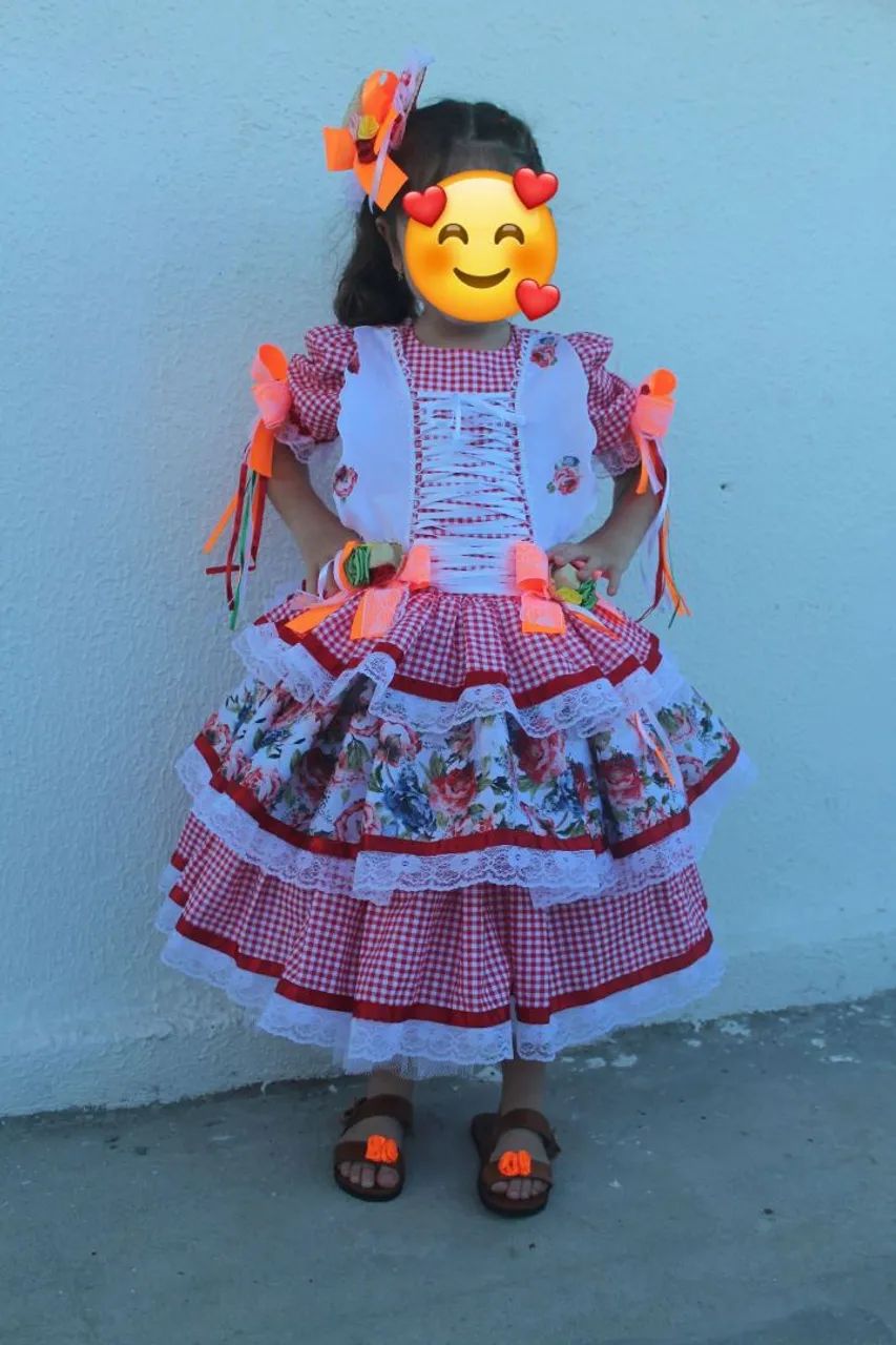 Vestido São João 5 anos