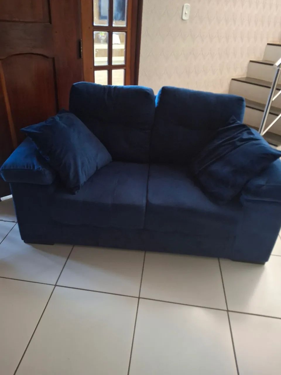Sofá azul - Foto 2