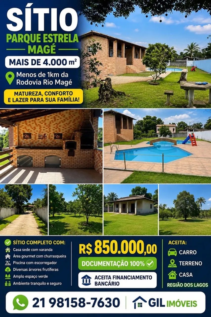 Perfeito Sitio + 4 mil MT2 