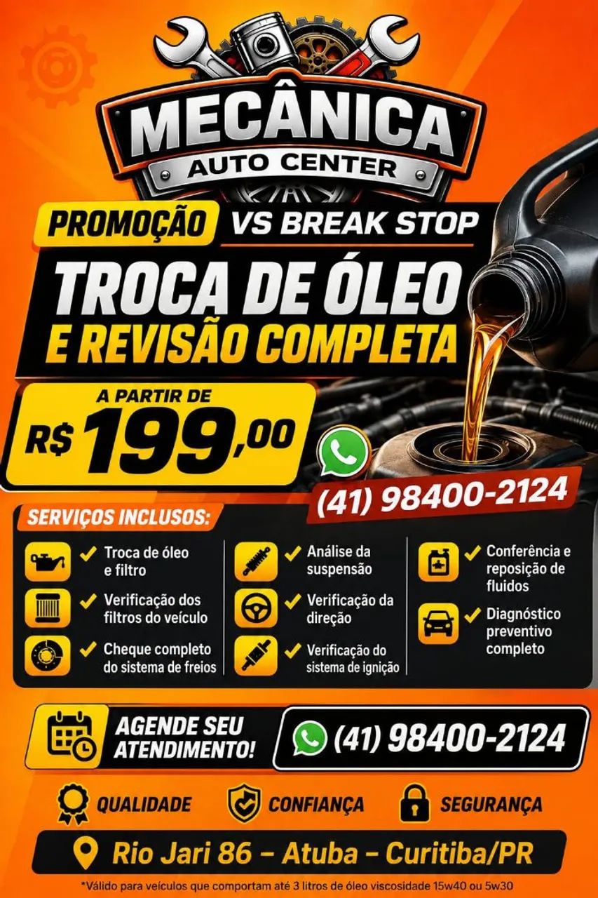 Mecânica Auto Center Vs Break Stop 