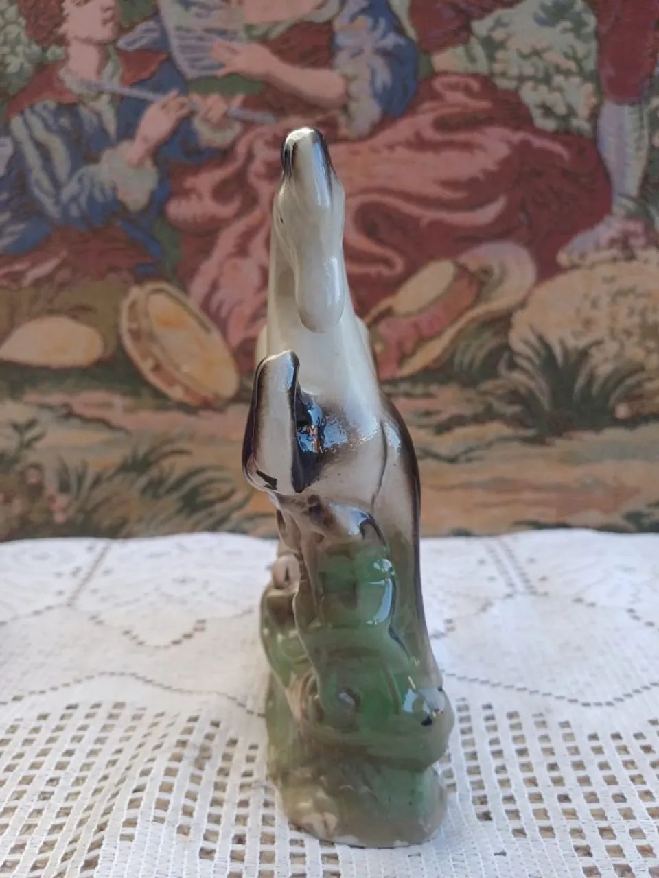 Escultura em porcelana antiga anos 80 - motivo cavalo  - Foto 3