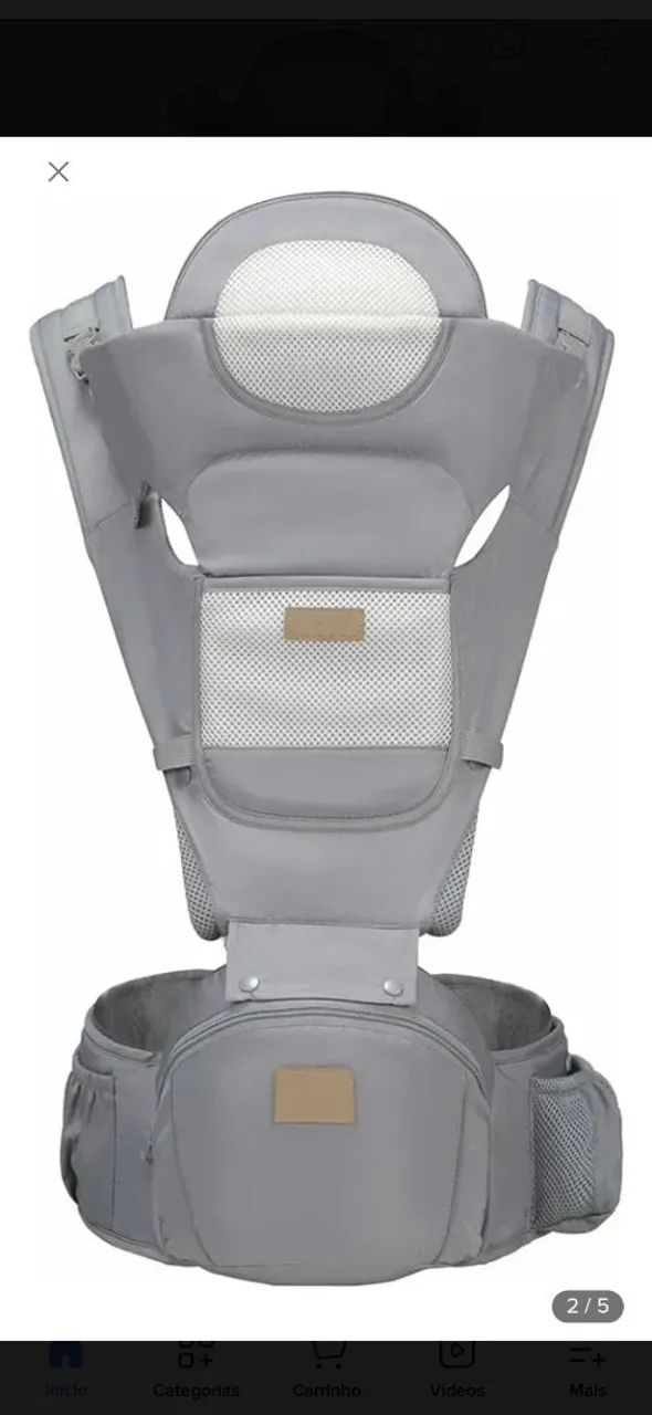 Vendo:Canguru Ergonômico para Bebê - Confortável e Ajustável