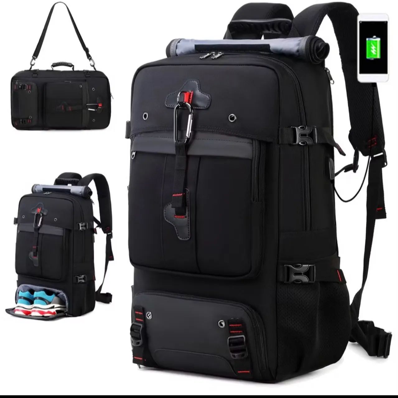 Mochila de viagem grande
