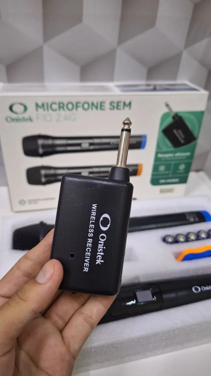 MIcrofone sem fio 2.4G - Foto 3