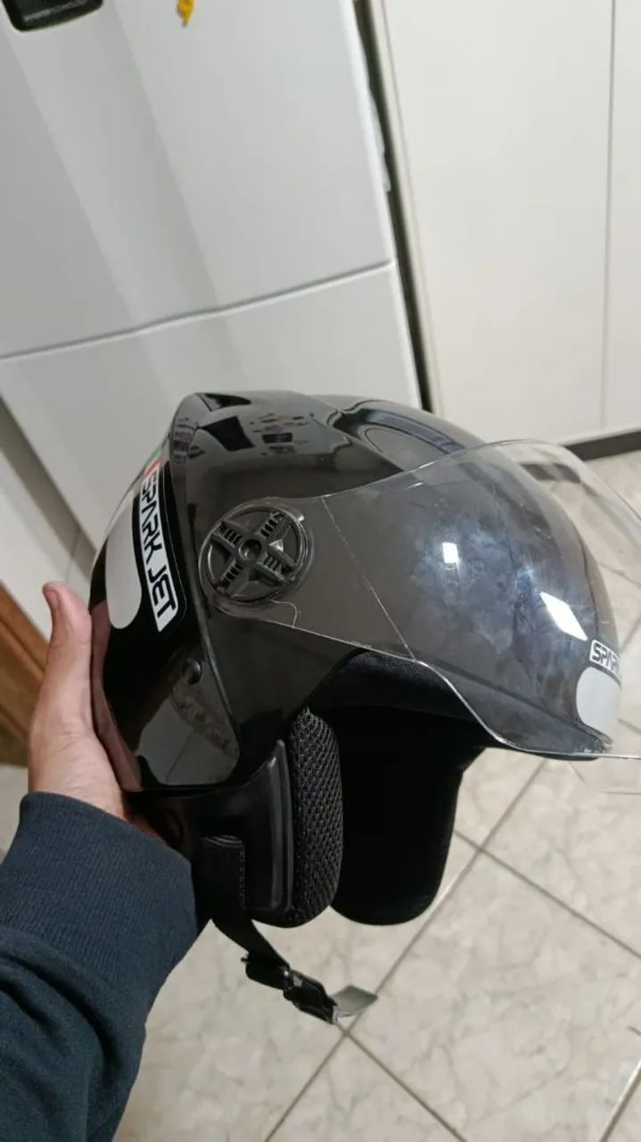 Capacete spark jet tamanho 58 