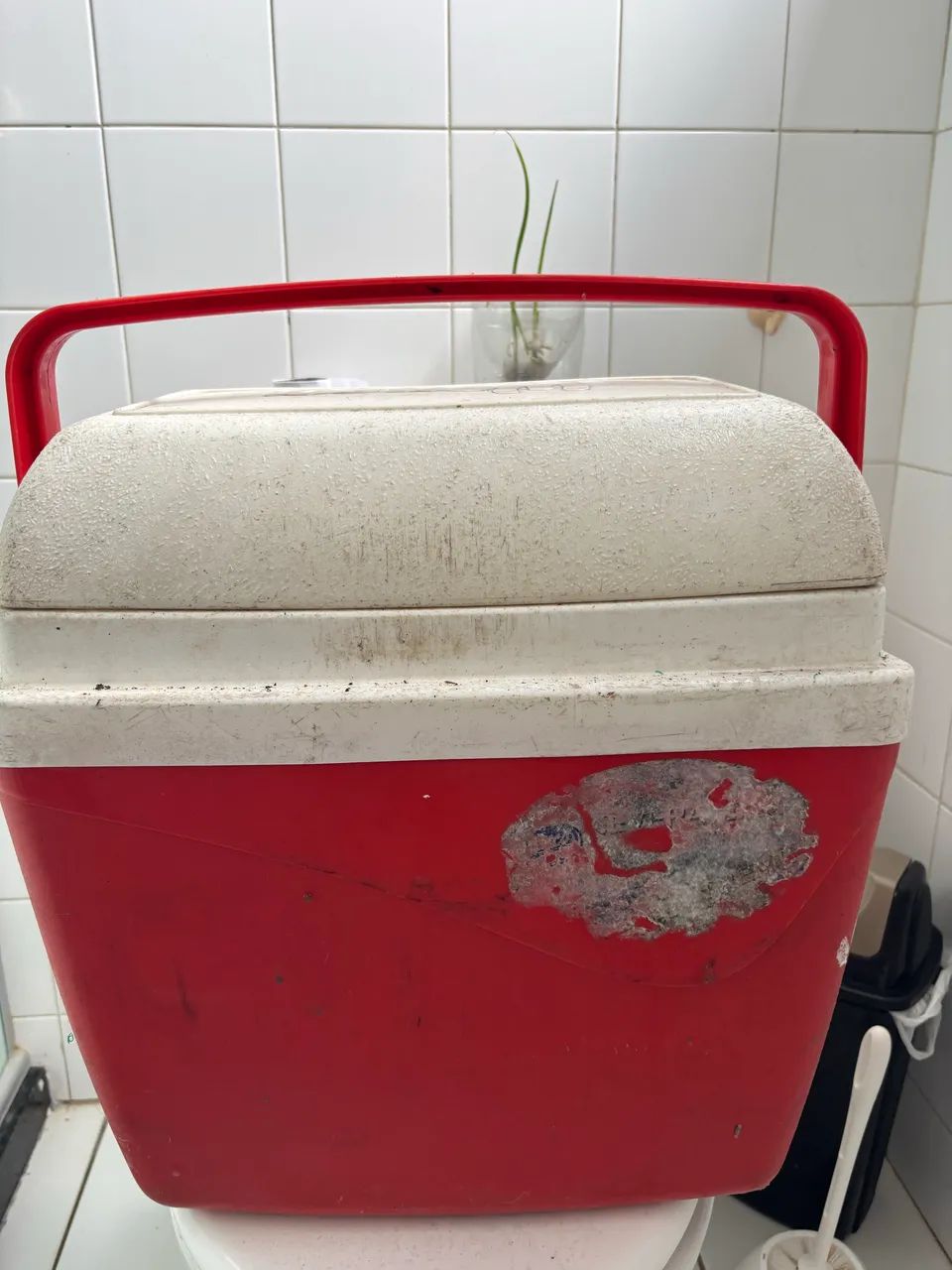 Cooler térmico vermelho - Foto 3