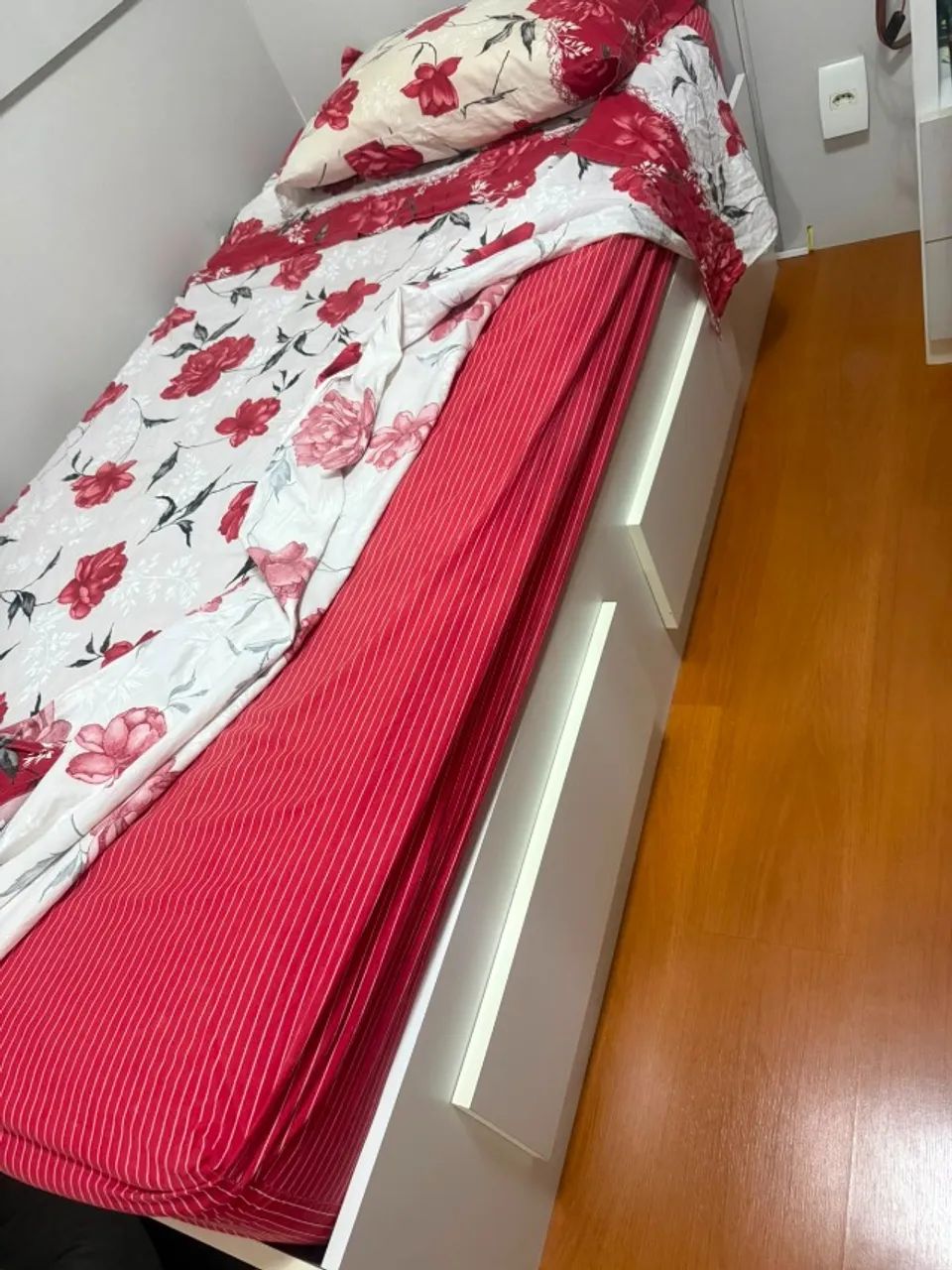 CAMA DE SOLTEIRO EM MDF - TAMANHO PADRÃO - Foto 3