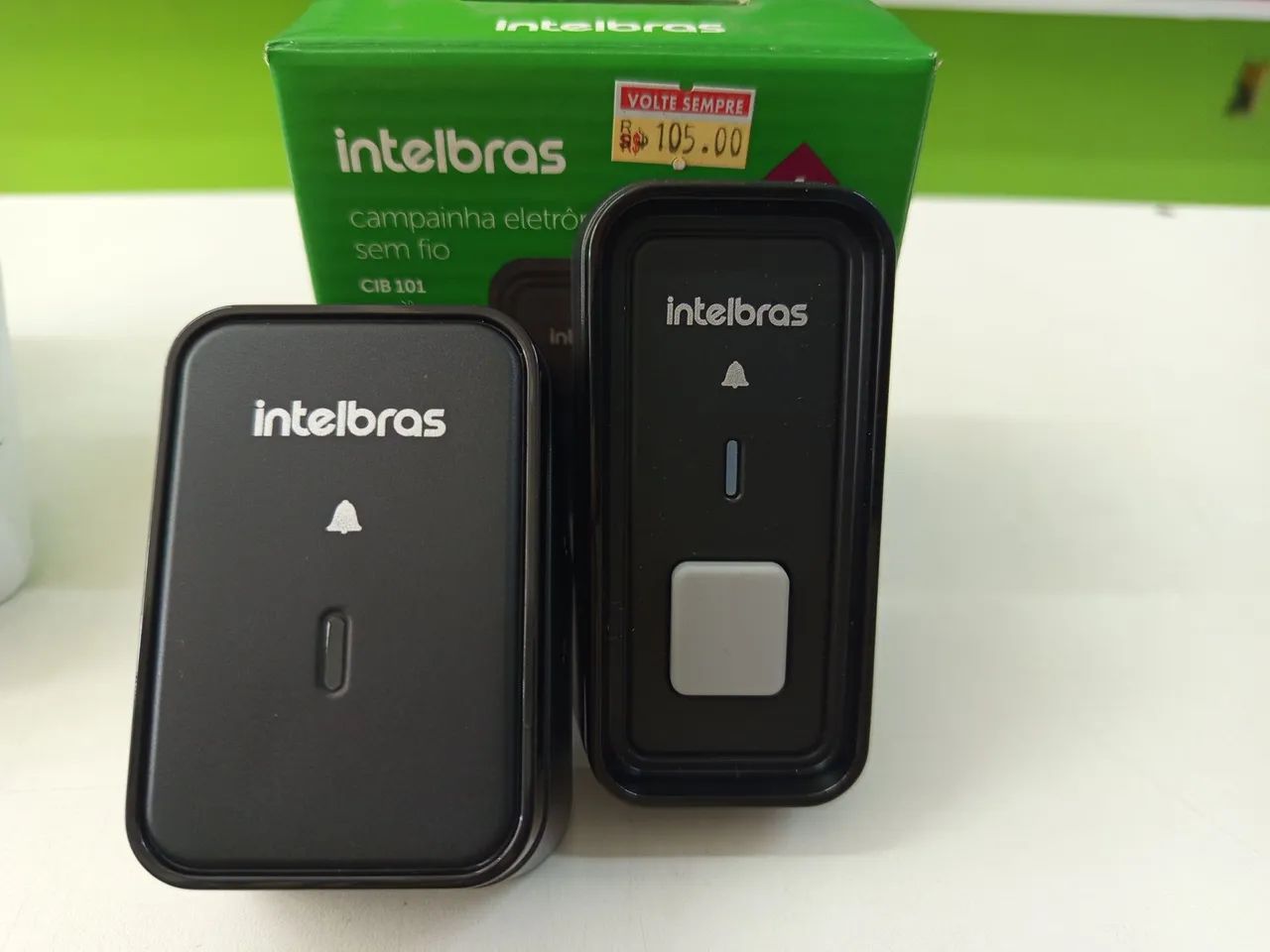 Campainha Intelbras eletrônica sem fio CIB101 - Foto 3