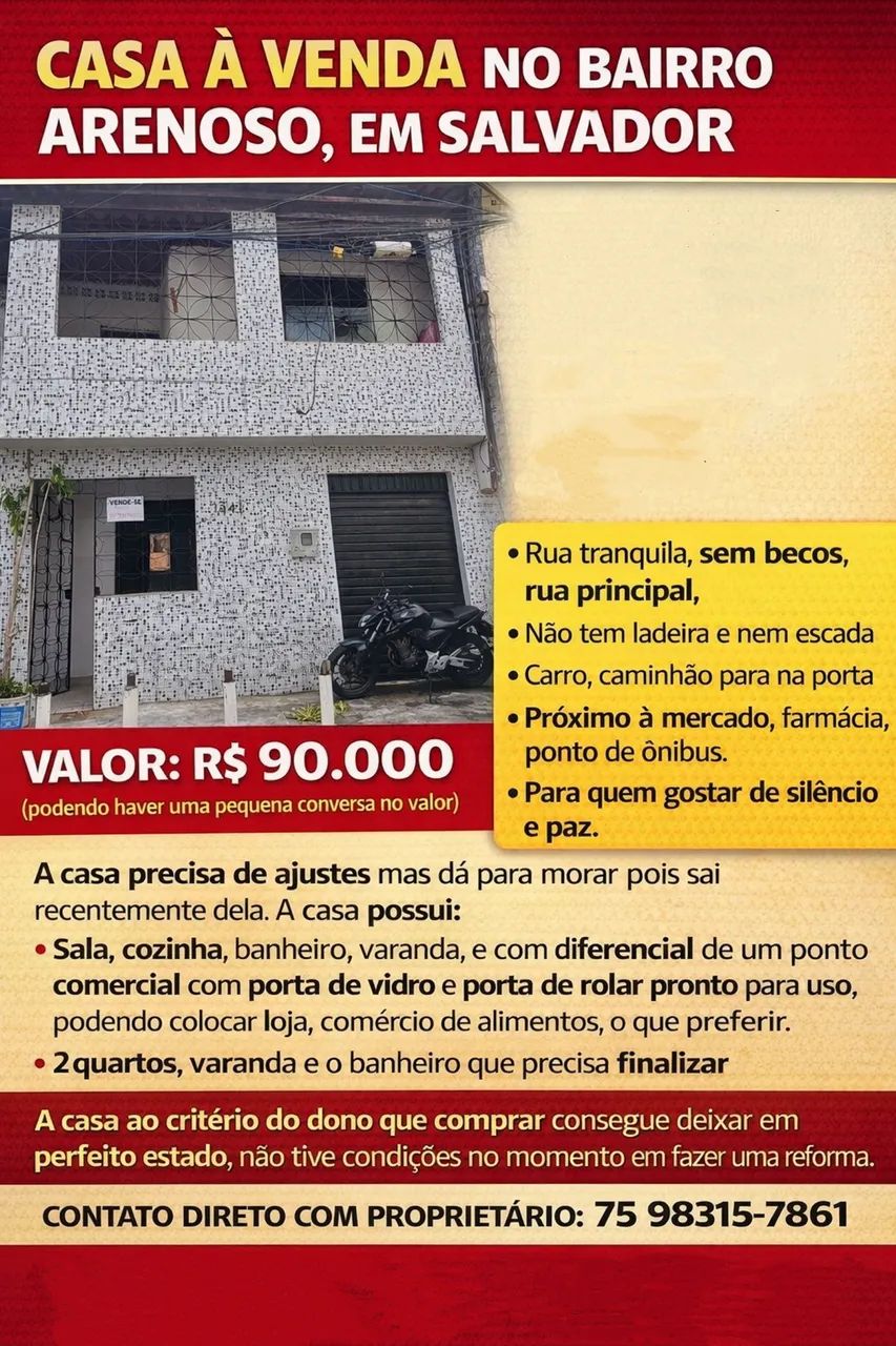 Foto - Salvador - Arenoso
