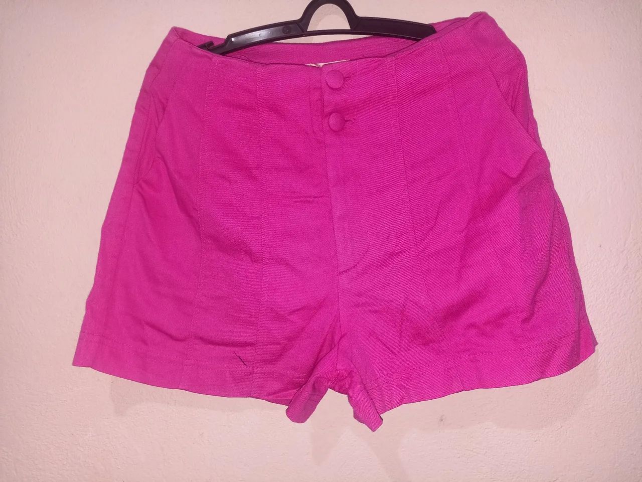 Short Jeans Rosa Feminino M