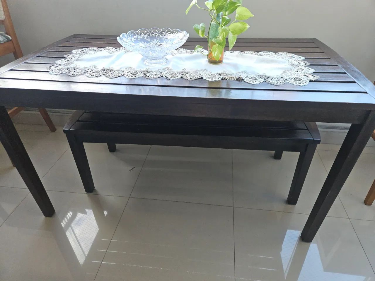 Mesa em madeira Tramontina 